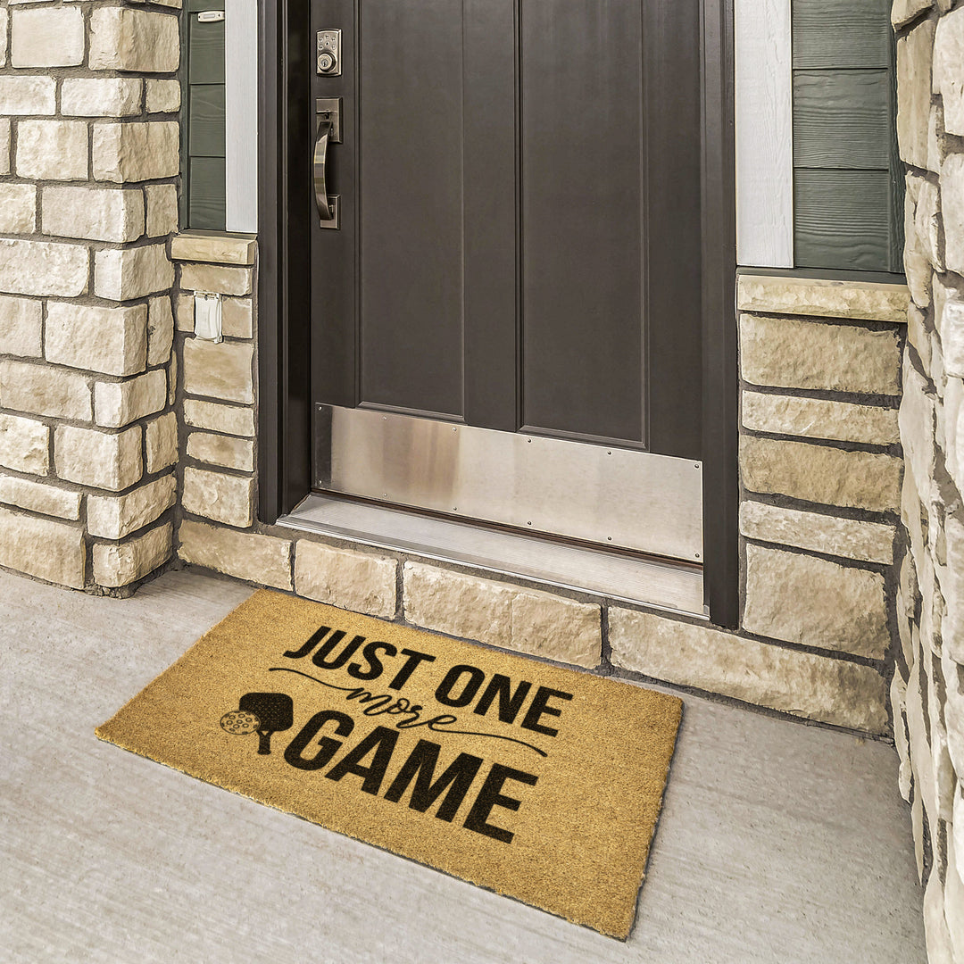 Just One More Game Outdoor Mat