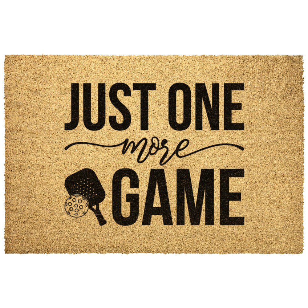 Just One More Game Outdoor Mat