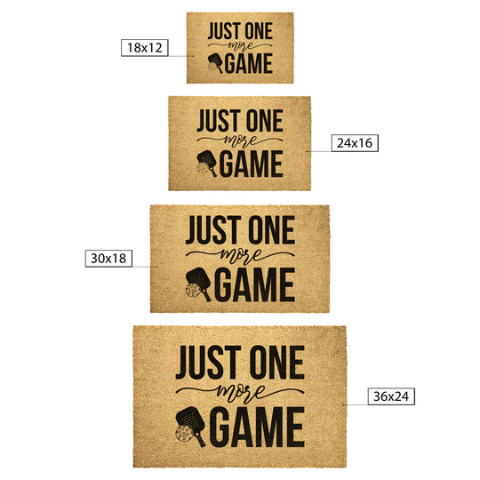 Just One More Game Outdoor Mat