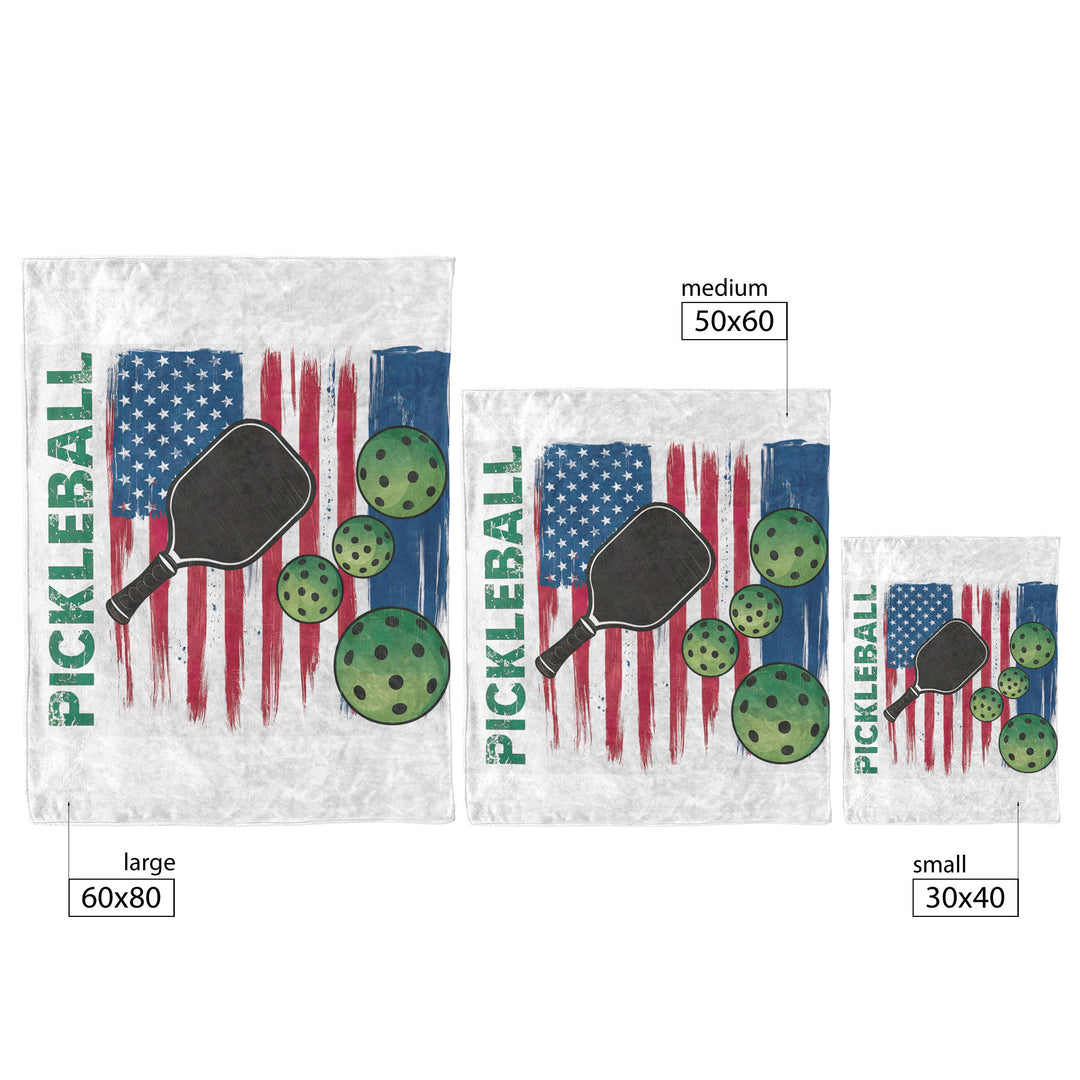 Pickleball Blanket: Fleece/Sherpa