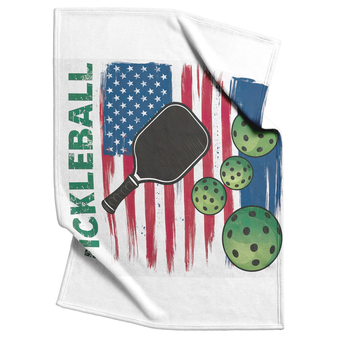 Pickleball Blanket: Fleece/Sherpa
