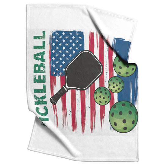 Pickleball Blanket: Fleece/Sherpa