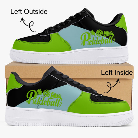 Pickleball Low-Top Leather Sports Sneakers