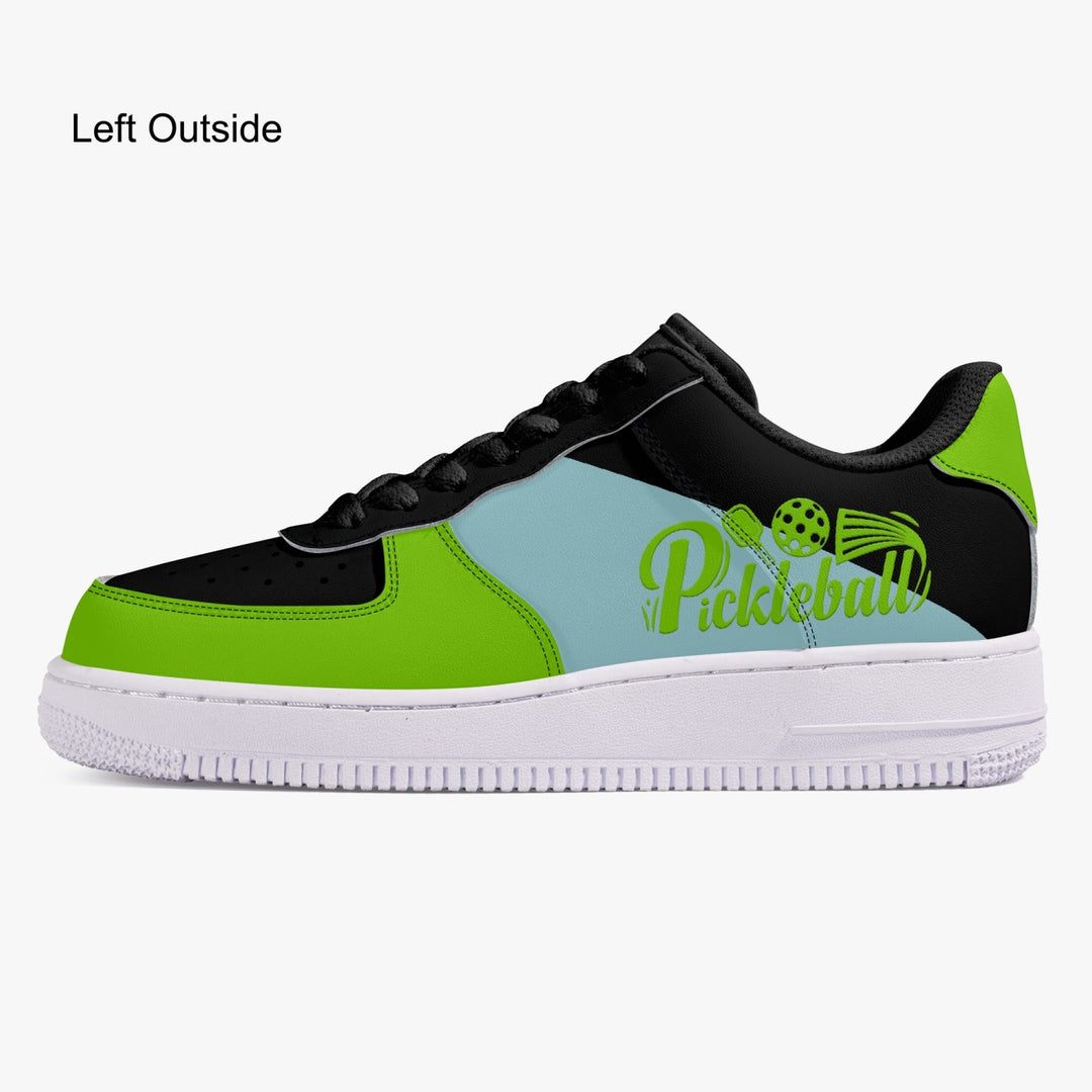 Pickleball Low-Top Leather Sports Sneakers