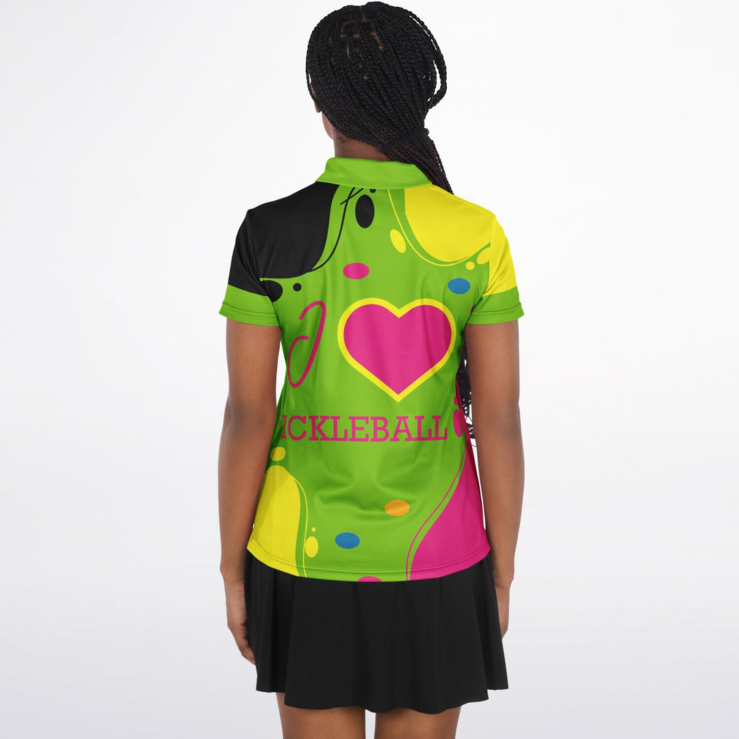 I Love Pickleball-AOP Women Shirt