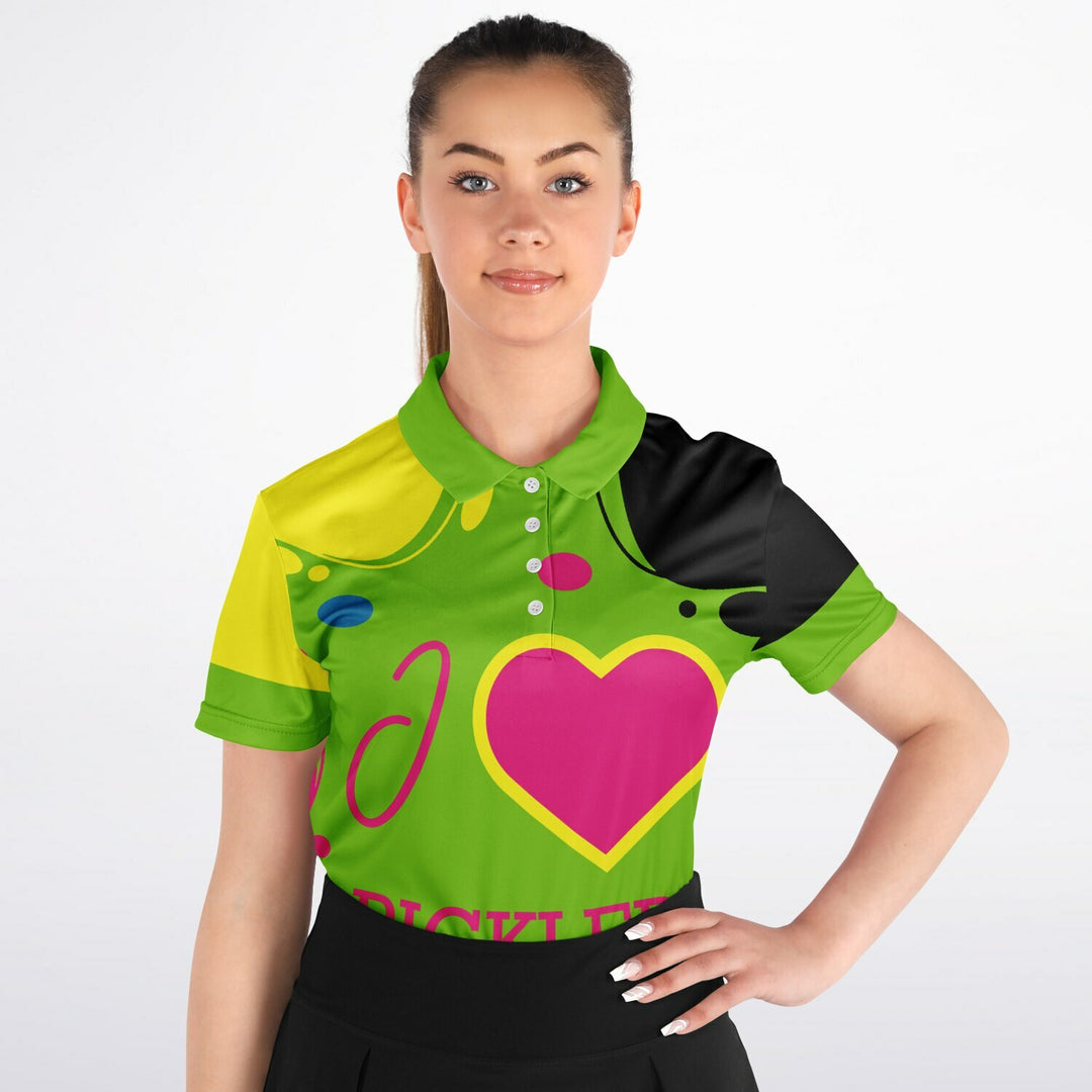 I Love Pickleball-AOP Women Shirt