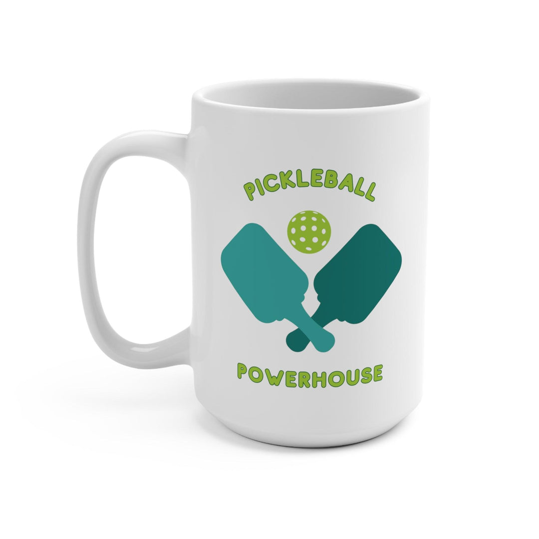 Ceramic Coffee Mugs, Sip In Style: 15oz Mug with Pickleball Designs