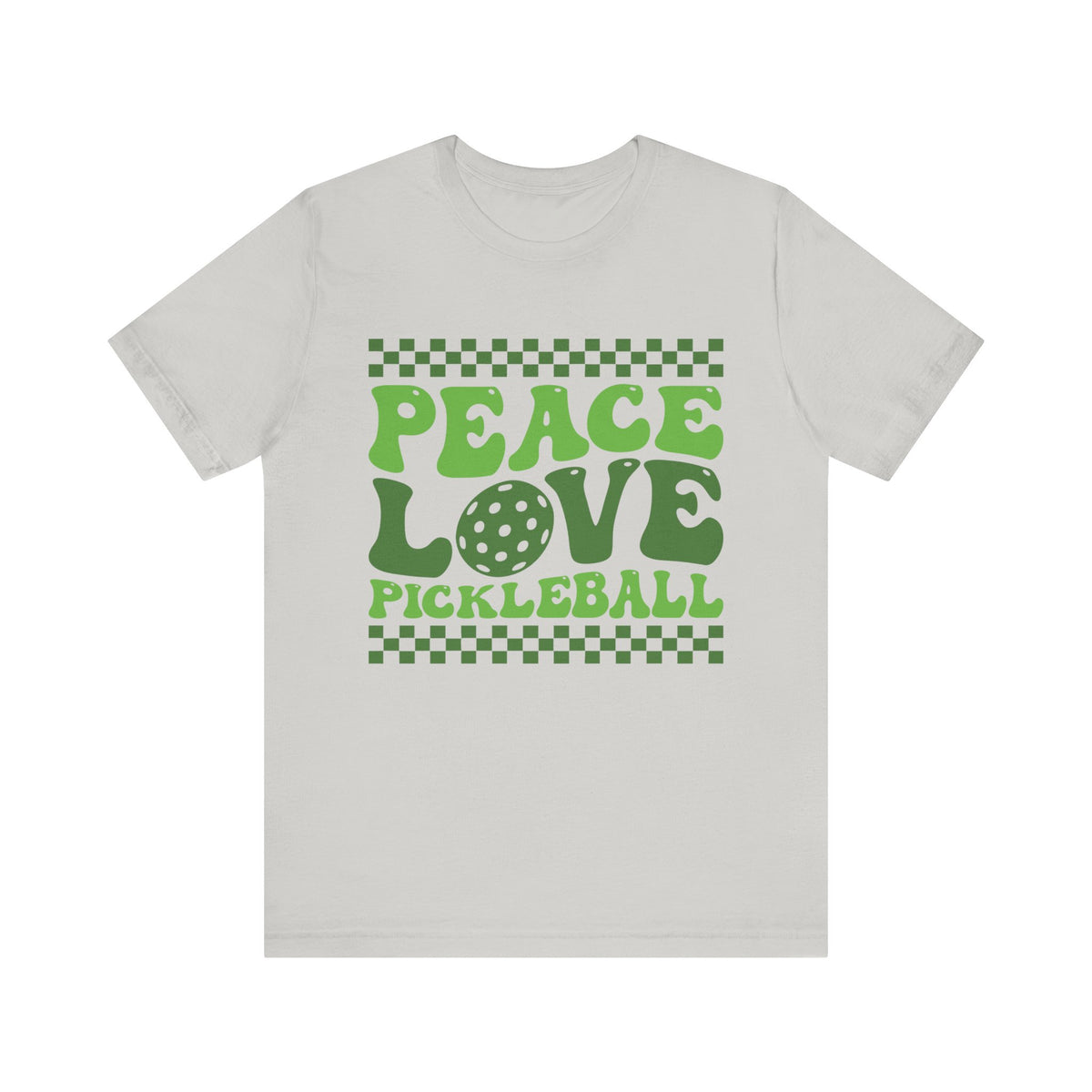 Peace Love Pickleball Unisex Short Sleeve Tee