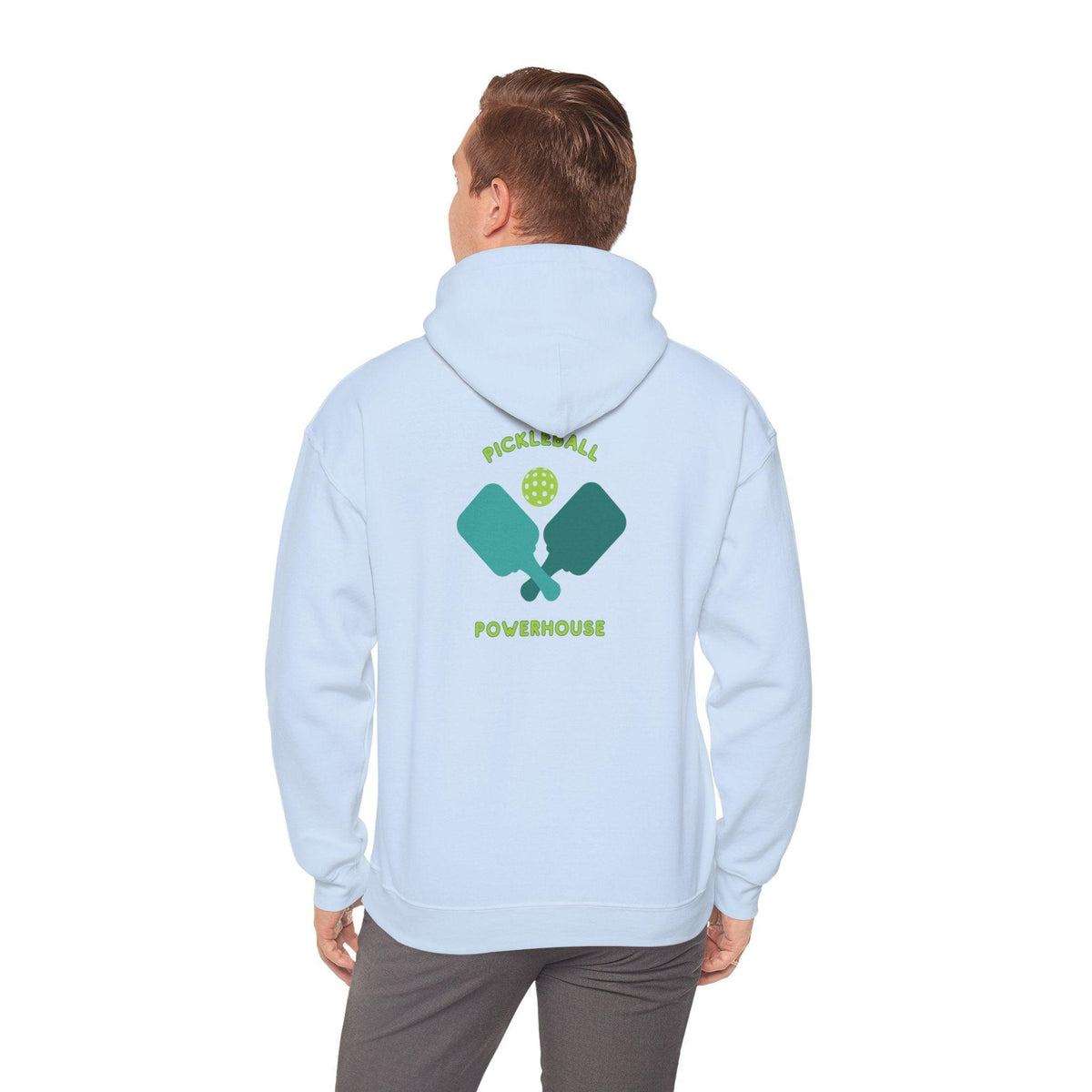 Casual Cool: Pickleball Design Hooded Sweatshirt