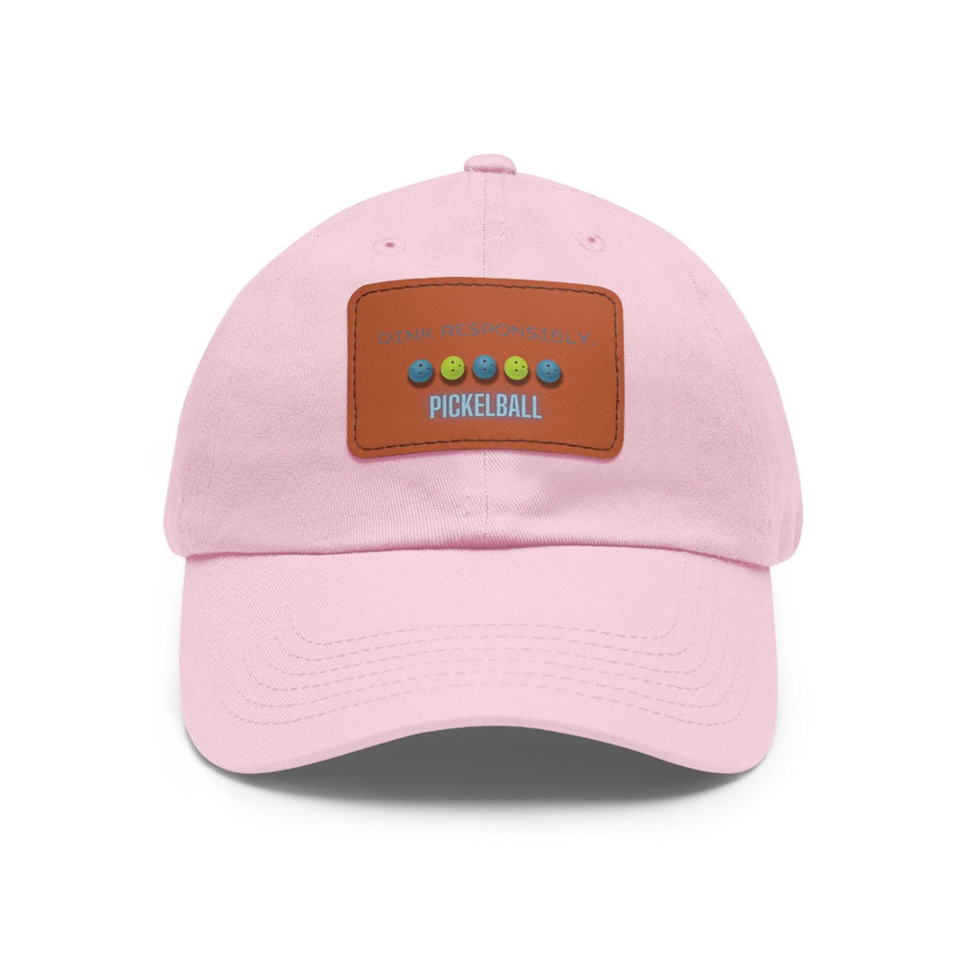 Embroidered Pickleball Hats: Leather Patch Edition