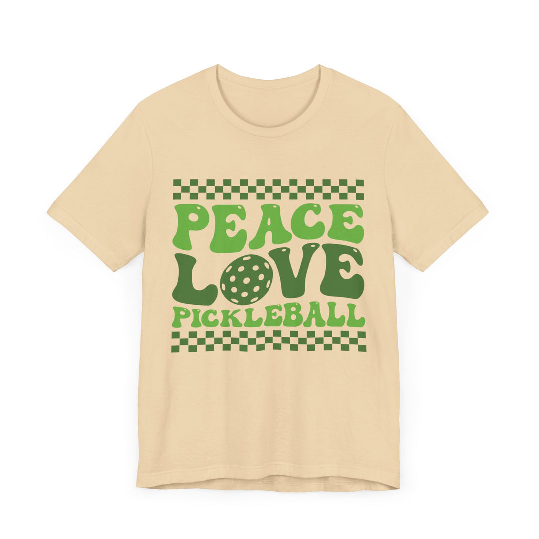 Peace Love Pickleball Unisex Short Sleeve Tee