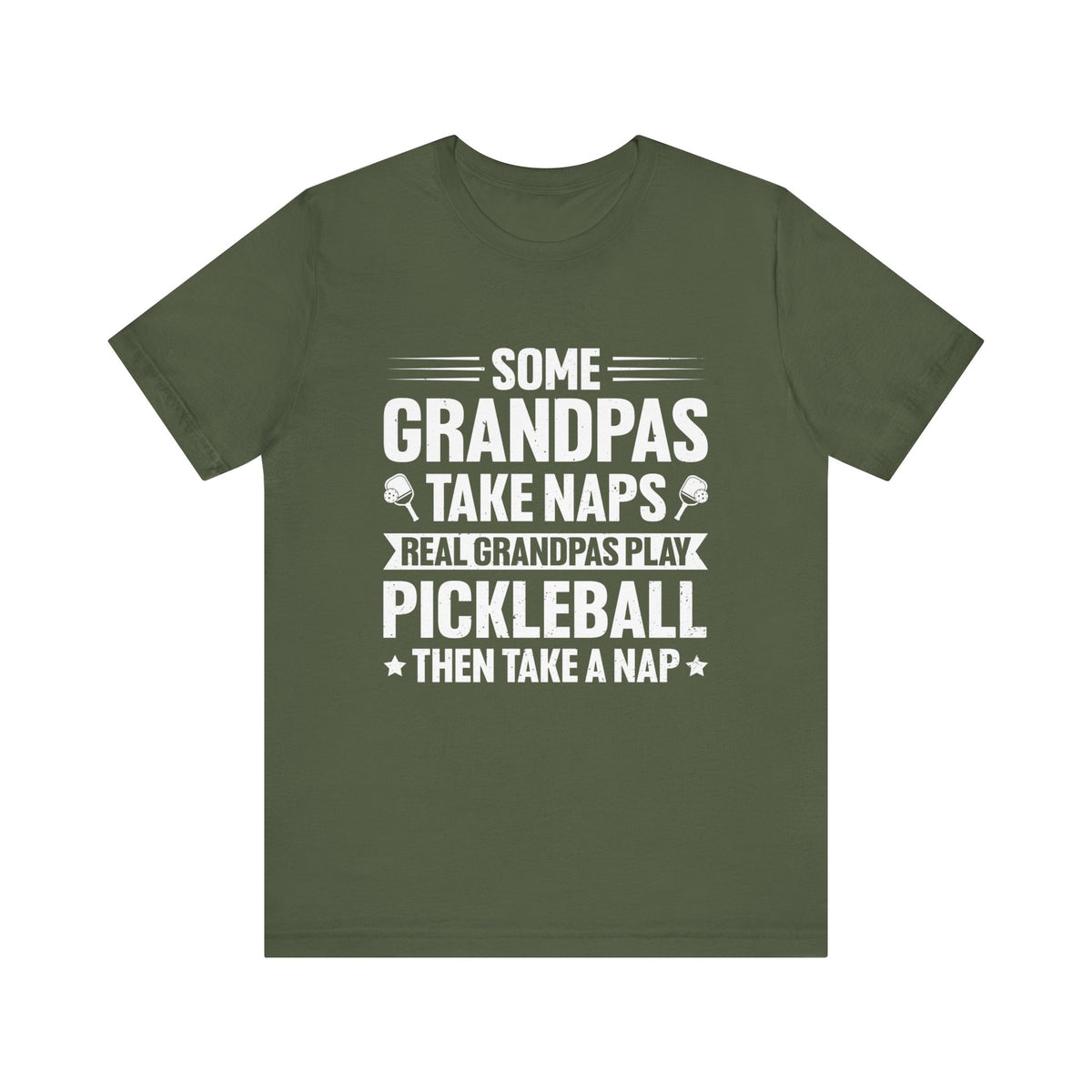 Some Grandpas Take Naps Unisex Short Sleeve Tee