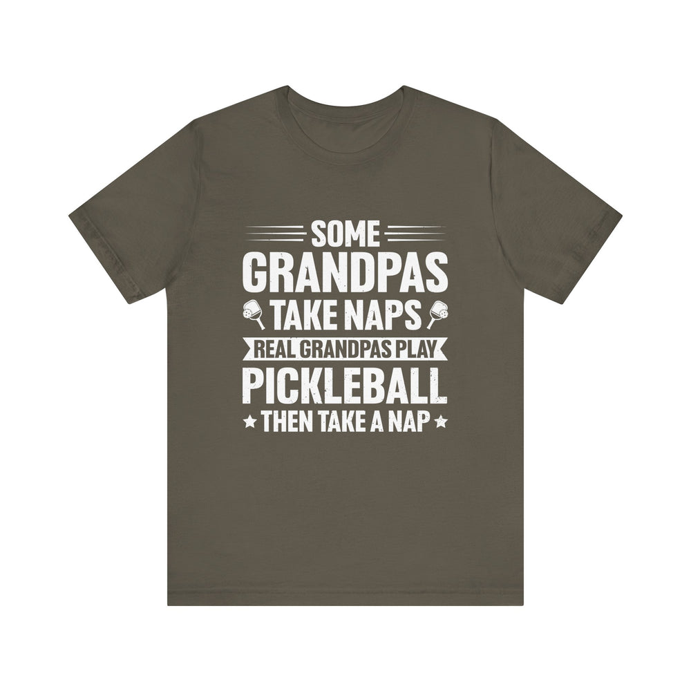 Some Grandpas Take Naps Unisex Short Sleeve Tee