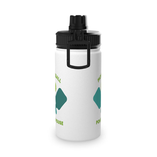 Insulated Water Bottle with Straw, Stay Hydrated in Style: Stainless Steel Water Bottle with Pickleball Art Designs and Sports Lid