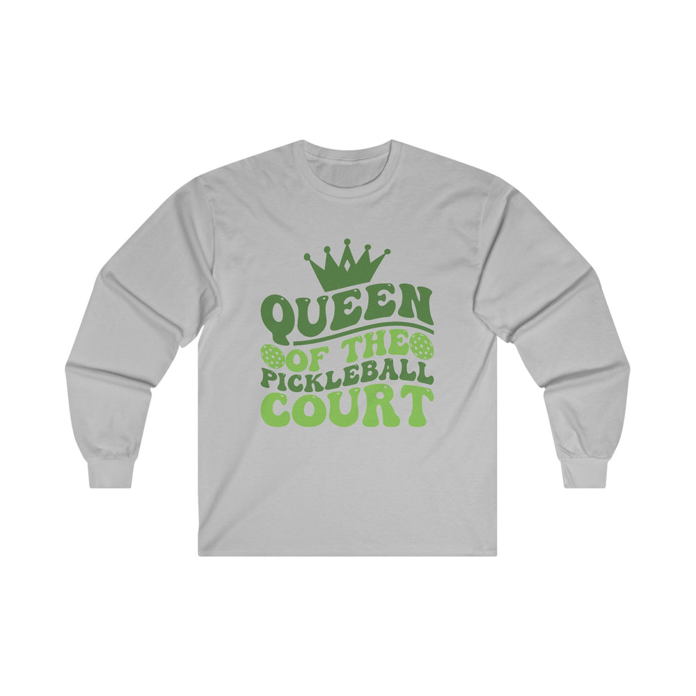 Queen Of The Pickleball Court Unisex Ultra Cotton Long Sleeve Tee