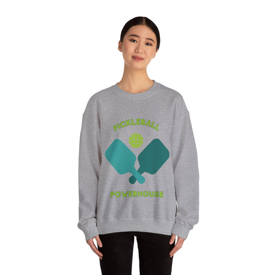 Sporty Comfort: Unisex Pickleball Heavy Blend Crewneck Sweatshirt