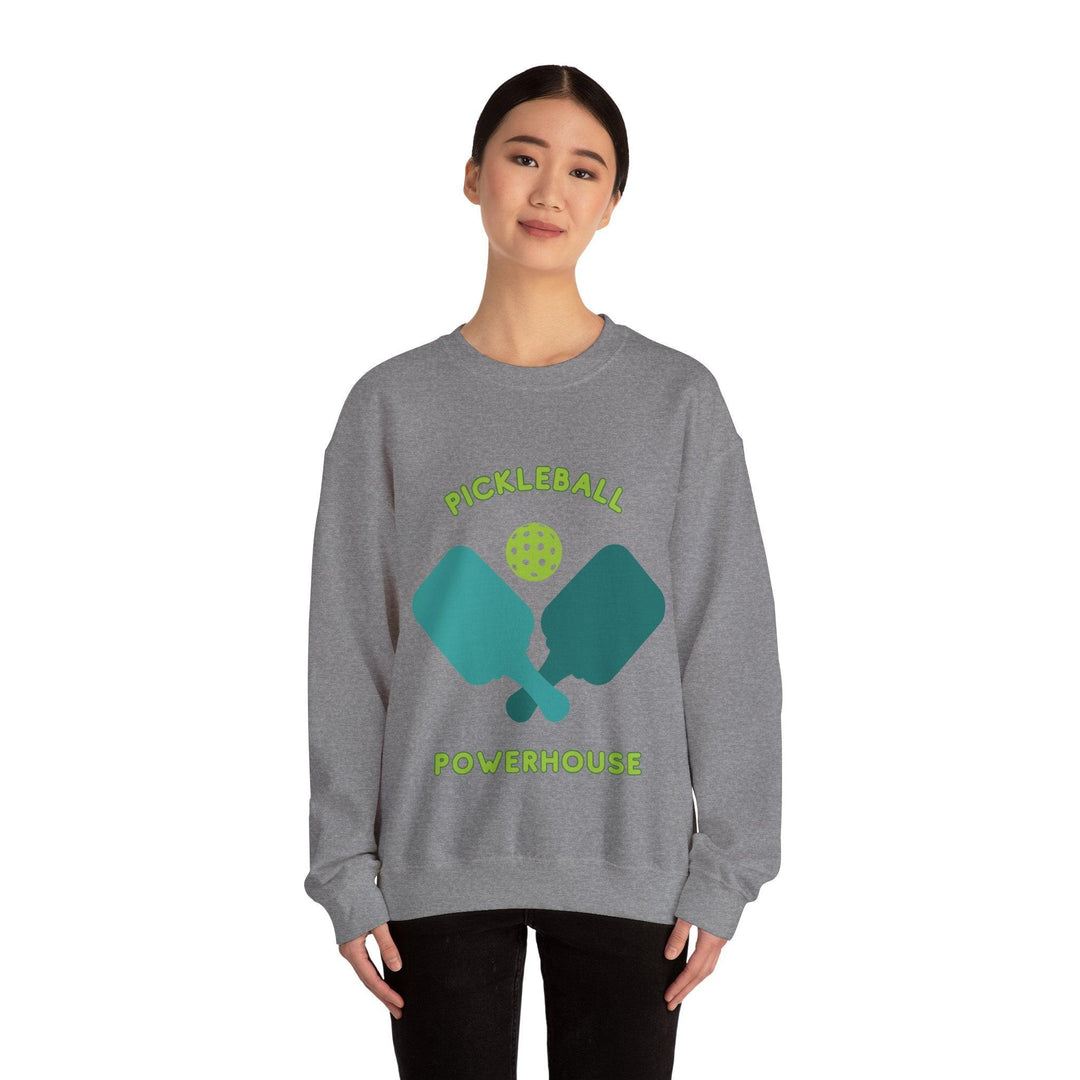 Sporty Comfort: Unisex Pickleball Heavy Blend Crewneck Sweatshirt