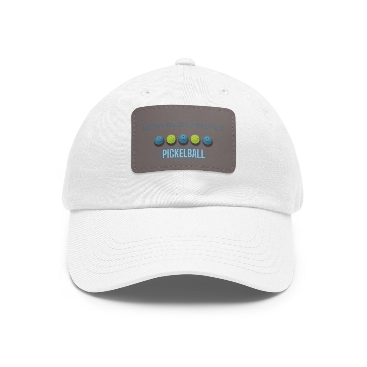 Embroidered Pickleball Hats: Leather Patch Edition