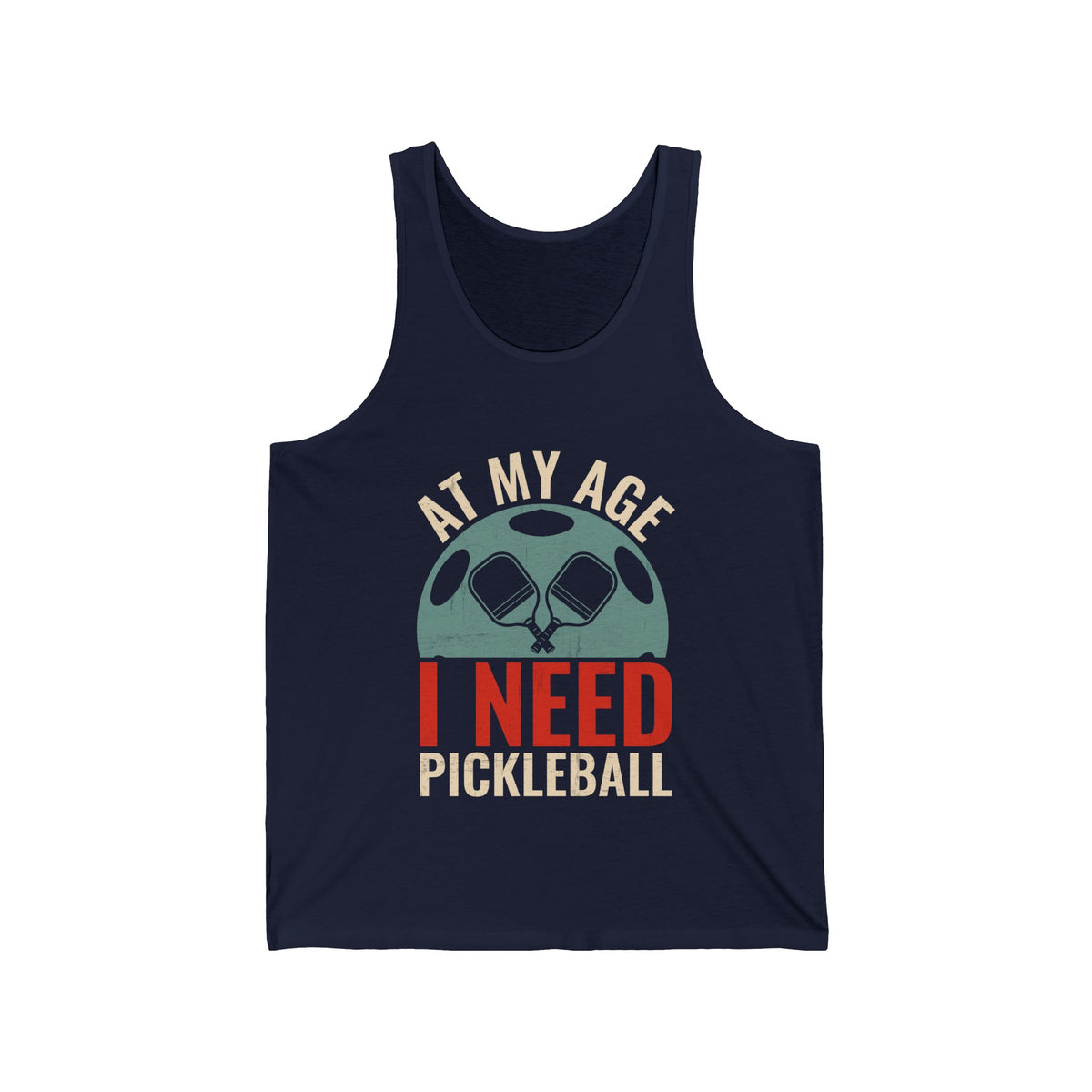 I Need Pickleball Unisex Jersey Tank