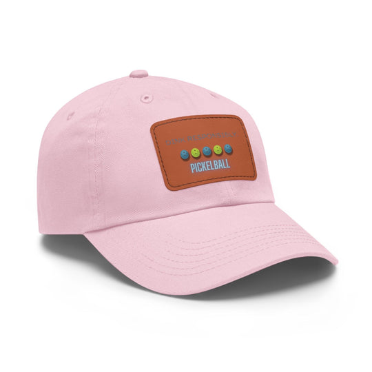 Embroidered Pickleball Hats: Leather Patch Edition