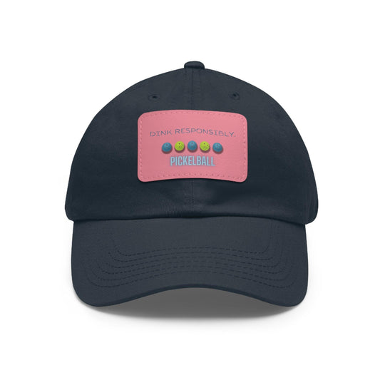 Embroidered Pickleball Hats: Leather Patch Edition