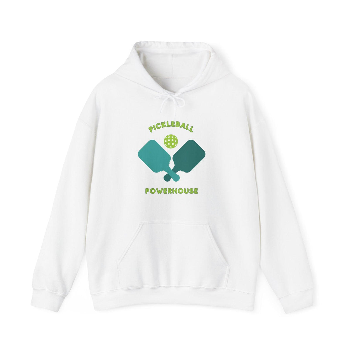 Casual Cool: Pickleball Design Hooded Sweatshirt