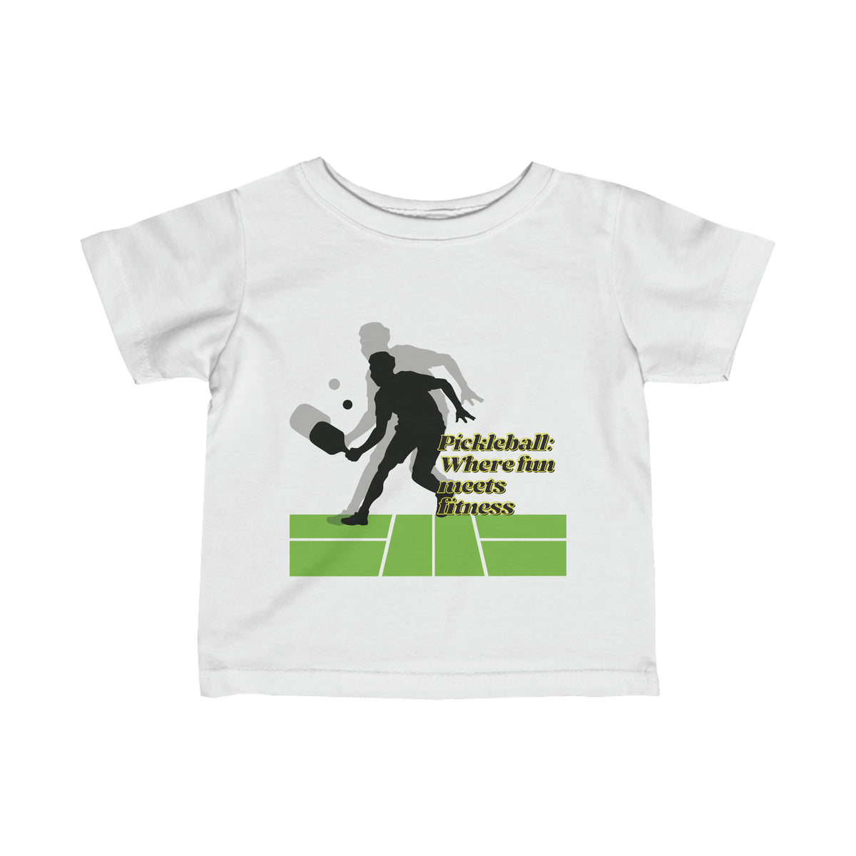 Newborn Graphic Tees, Start Them Early: Pickleball Graphic Infant Tee