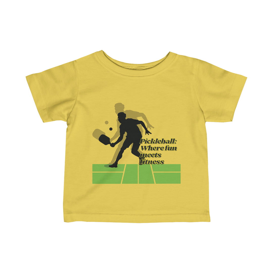 Newborn Graphic Tees, Start Them Early: Pickleball Graphic Infant Tee