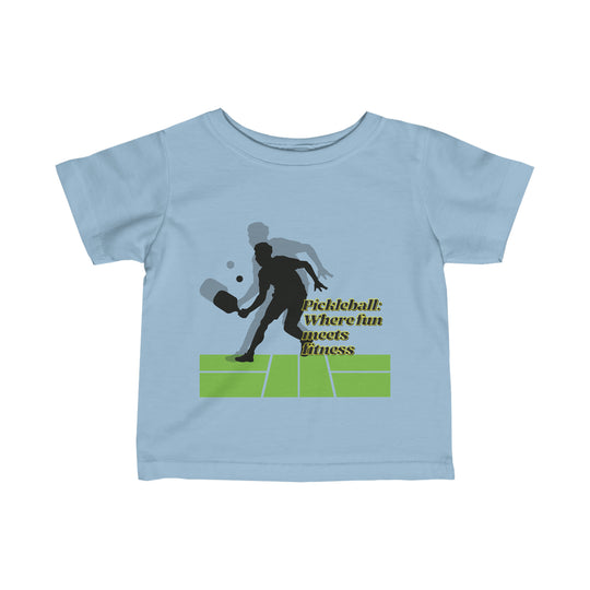 Newborn Graphic Tees, Start Them Early: Pickleball Graphic Infant Tee