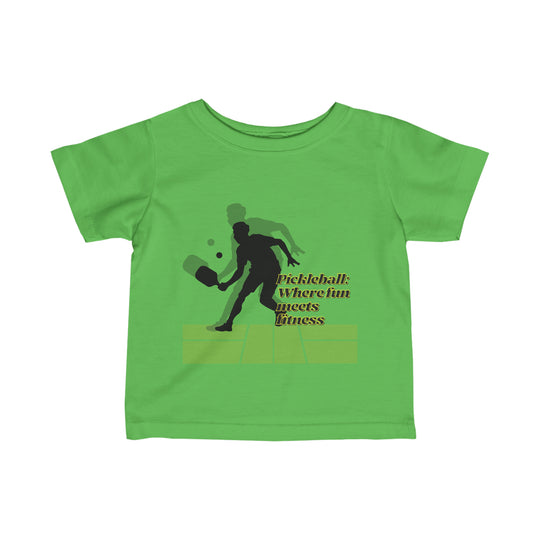 Newborn Graphic Tees, Start Them Early: Pickleball Graphic Infant Tee