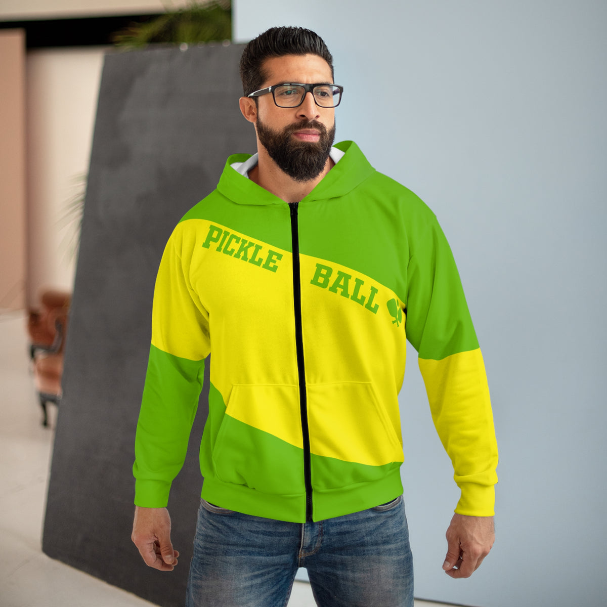 Pickleball Unisex Zip Hoodie