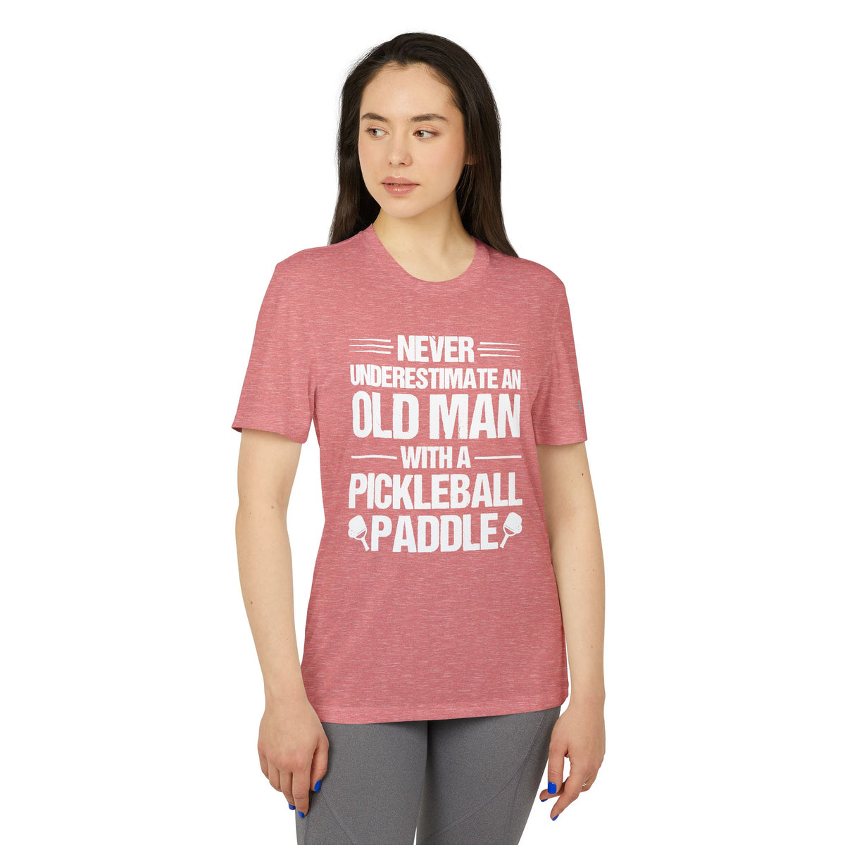 'Never Underestimate an Old Man with a Pickleball Paddle' Unisex Sport T-shirt