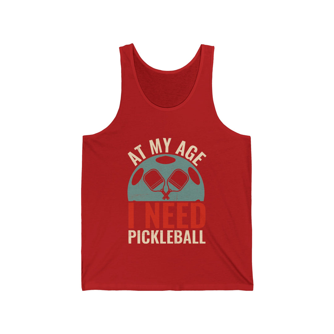 I Need Pickleball Unisex Jersey Tank