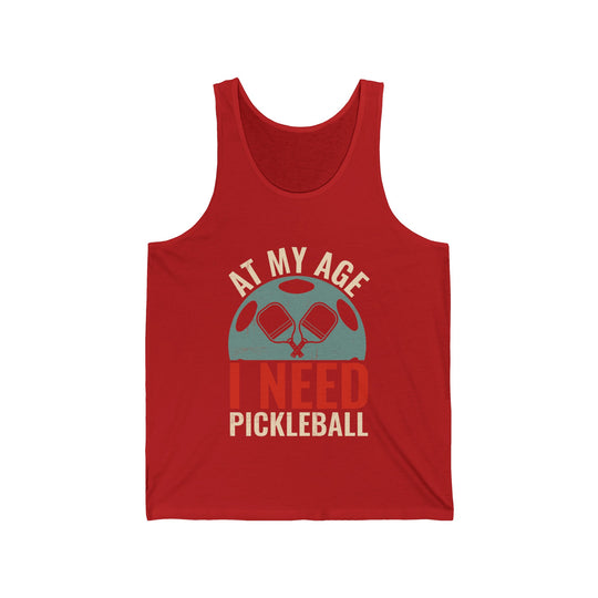 I Need Pickleball Unisex Jersey Tank