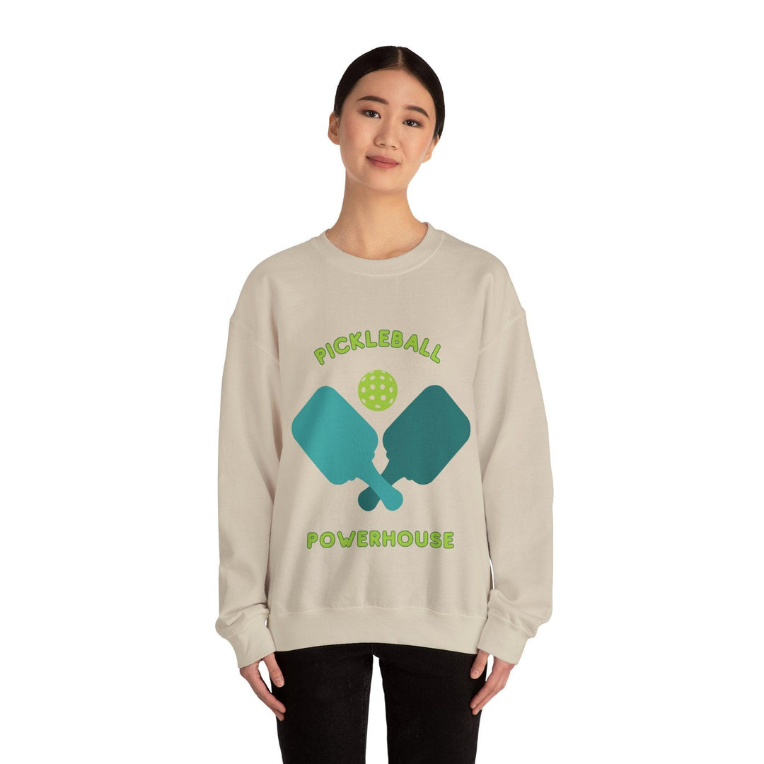 Sporty Comfort: Unisex Pickleball Heavy Blend Crewneck Sweatshirt