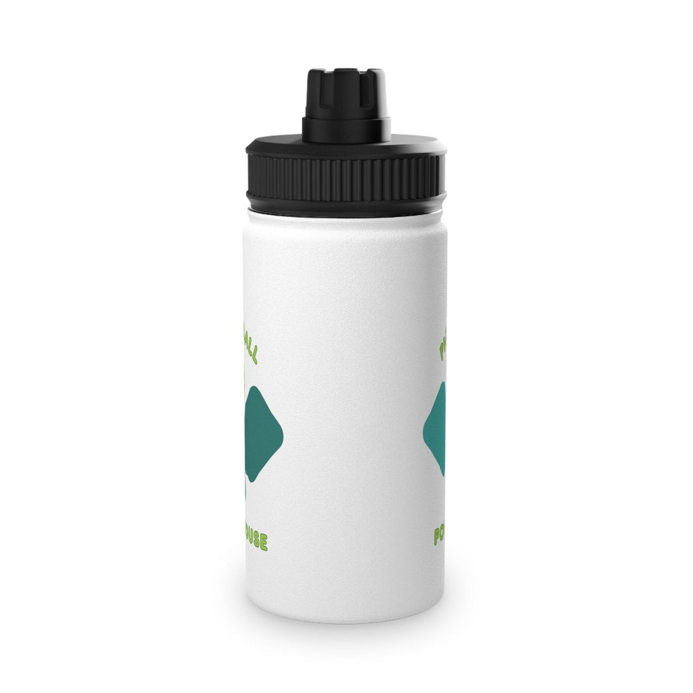 Insulated Water Bottle with Straw, Stay Hydrated in Style: Stainless Steel Water Bottle with Pickleball Art Designs and Sports Lid