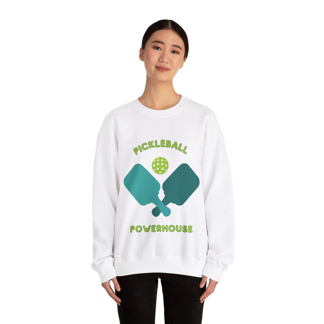 Sporty Comfort: Unisex Pickleball Heavy Blend Crewneck Sweatshirt