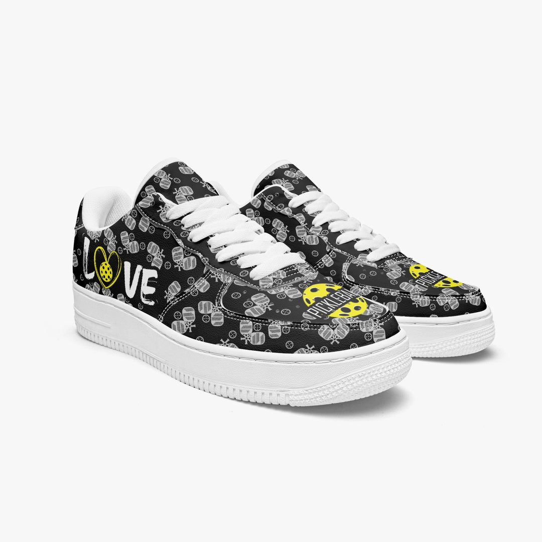 389. Type 2 AF1 Low-Top Microfiber PU Leather Sports Sneakers