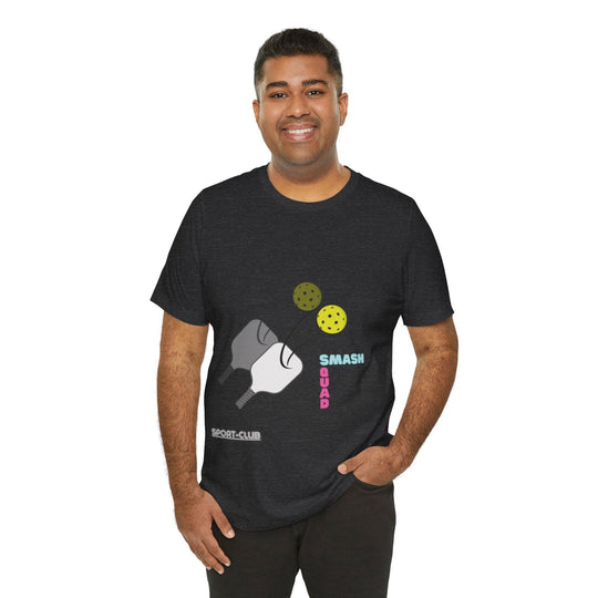 Cotton Jersey T Shirt, Playful Pickleball: Unisex Jersey Tee