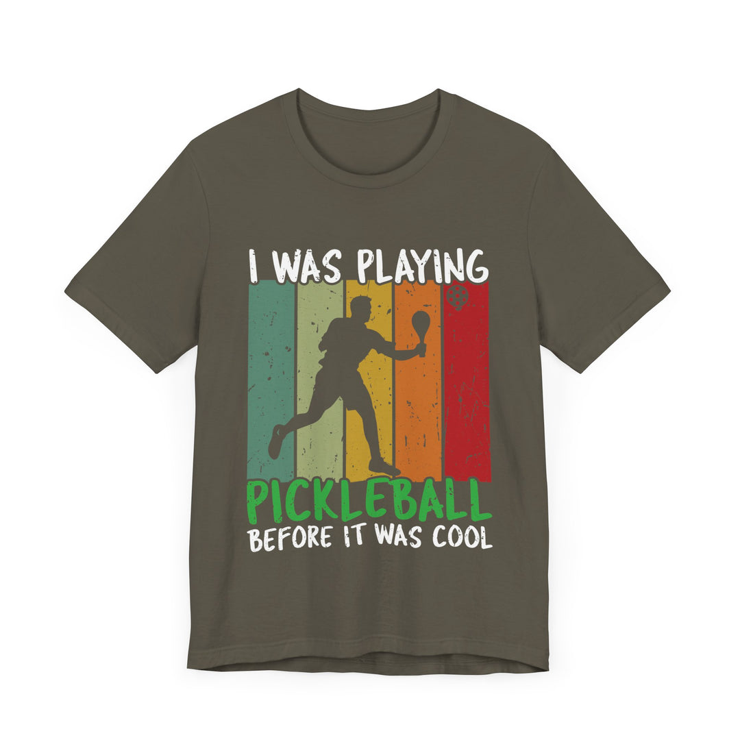 I Was Playing Pickleball Unisex Short Sleeve Tee