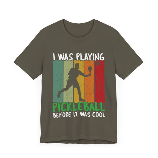 I Was Playing Pickleball Unisex Short Sleeve Tee