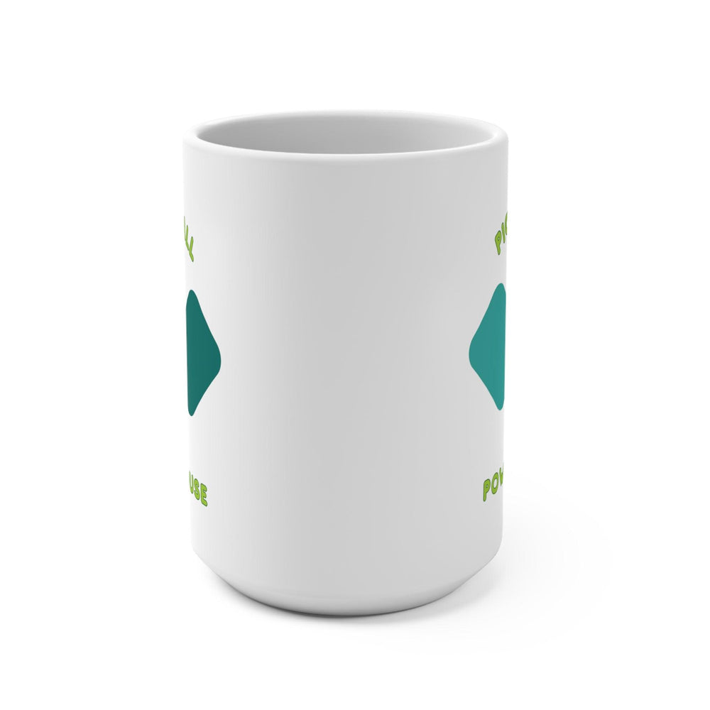 Ceramic Coffee Mugs, Sip In Style: 15oz Mug with Pickleball Designs