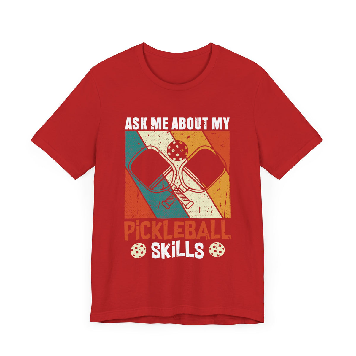 Ask Me About My Pickleball Unisex Short Sleeve Tee