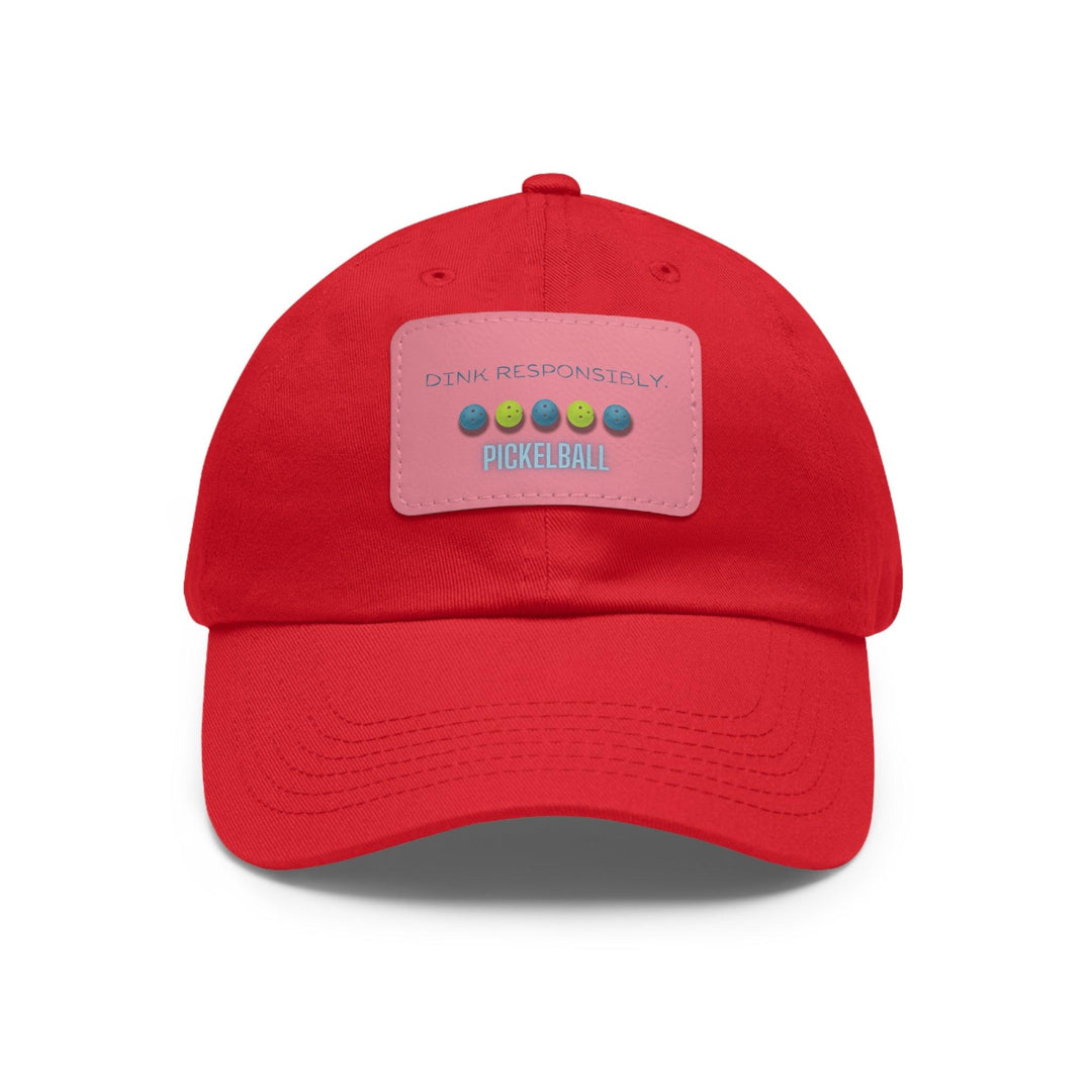 Embroidered Pickleball Hats: Leather Patch Edition