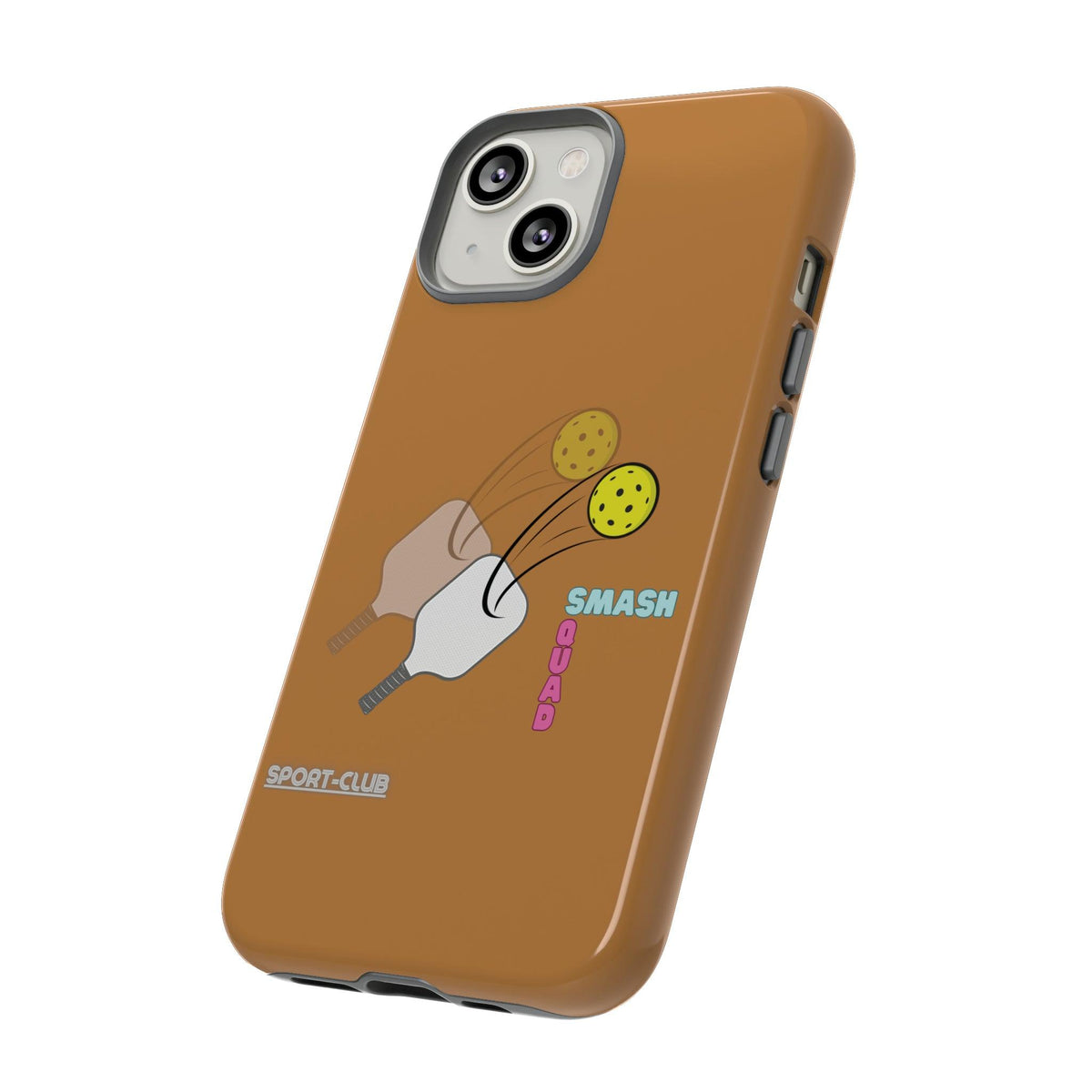 Glossy Phone Cases,  Shine On The Court: Glossy Pickleball Phone Cases