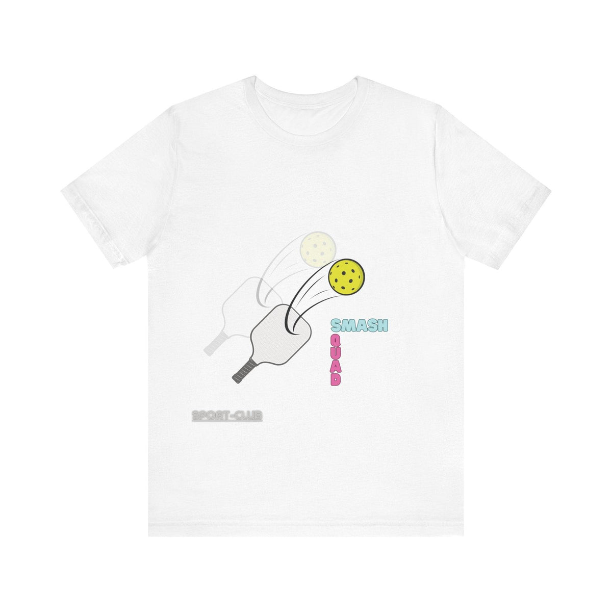 Cotton Jersey T Shirt, Playful Pickleball: Unisex Jersey Tee