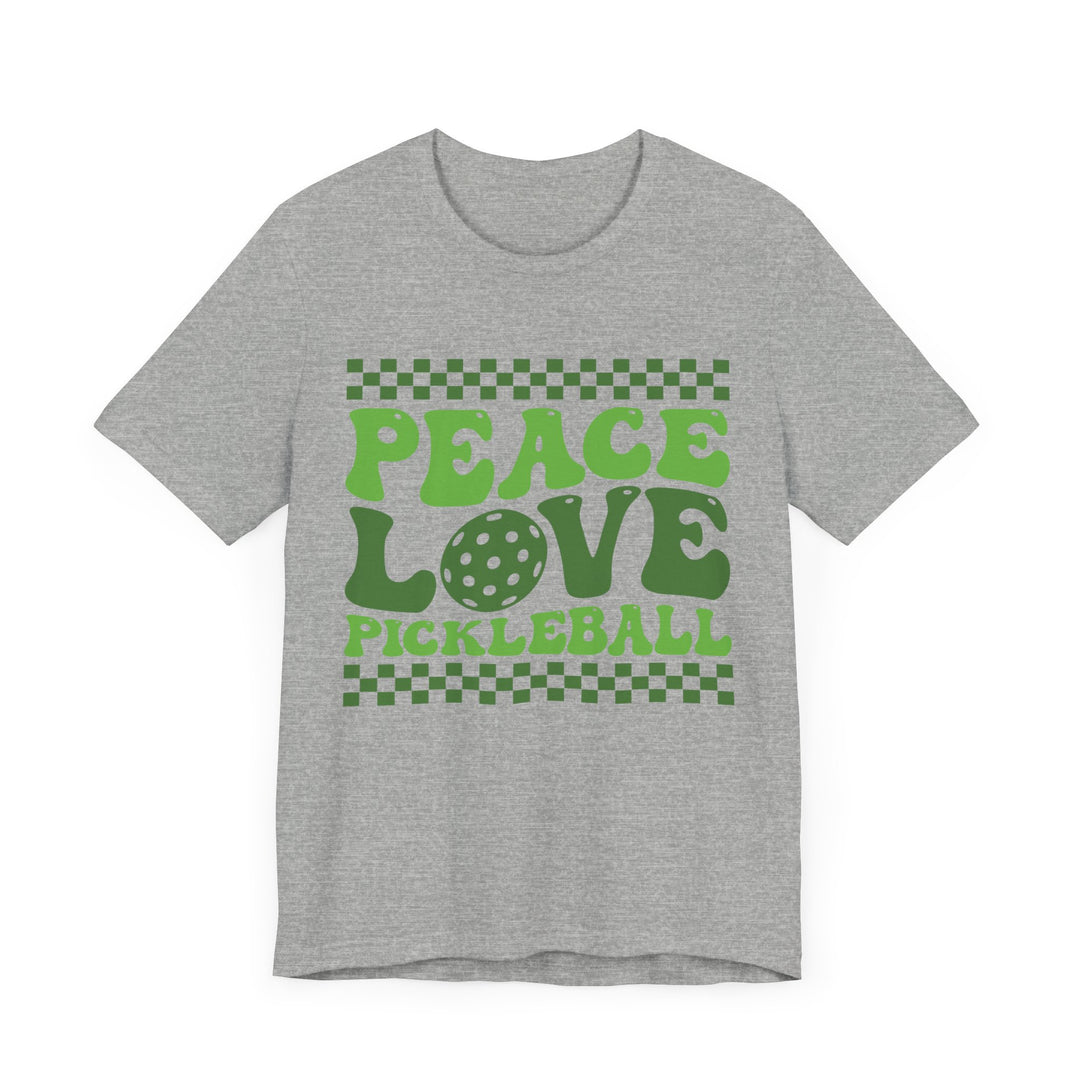 Peace Love Pickleball Unisex Short Sleeve Tee