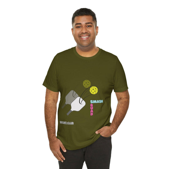 Cotton Jersey T Shirt, Playful Pickleball: Unisex Jersey Tee