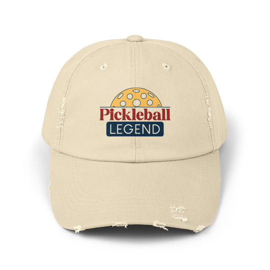 Pickleball Legend Unisex Distressed Cap