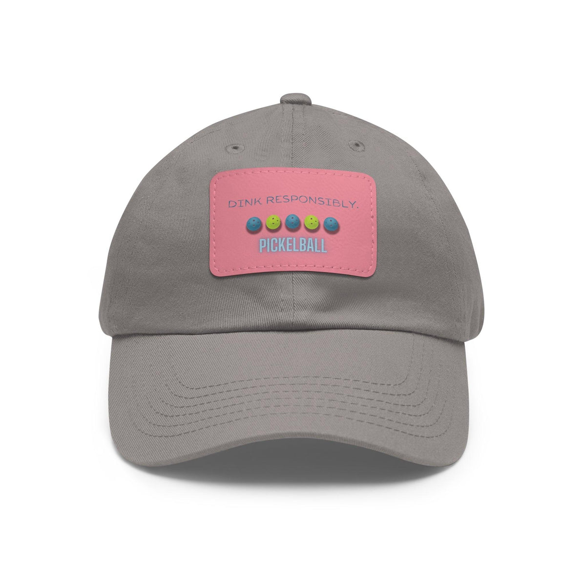 Embroidered Pickleball Hats: Leather Patch Edition